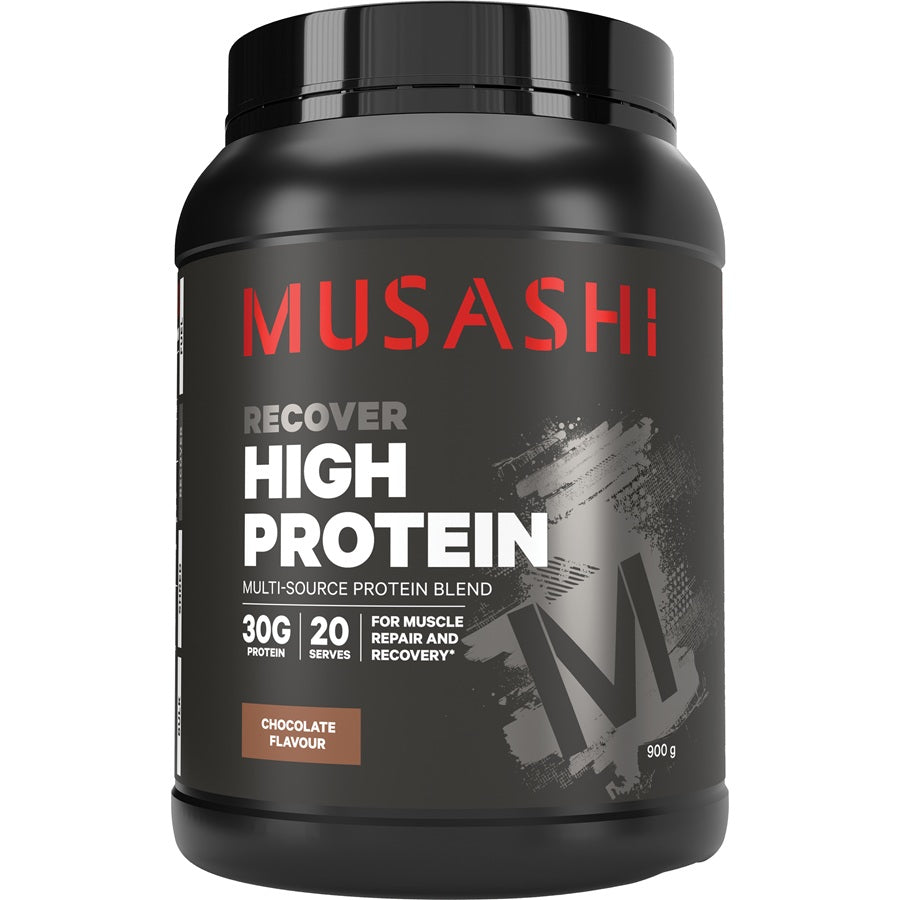 Musashi High Protein Powder Chocolate Milkshake 900g