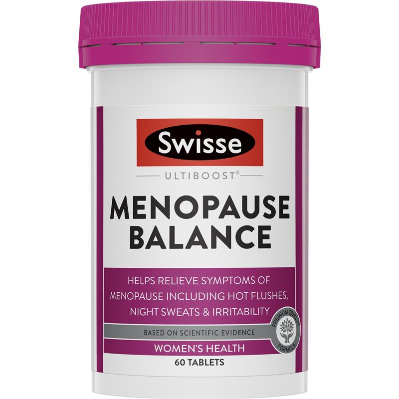 Swisse Ultiboost Menopause Balance 60 Tablets (EXP: 01/01/2026)