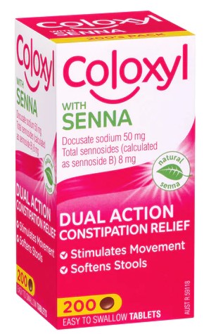 Coloxyl with Senna 200 Tablets (EXP: 01/02/2026)