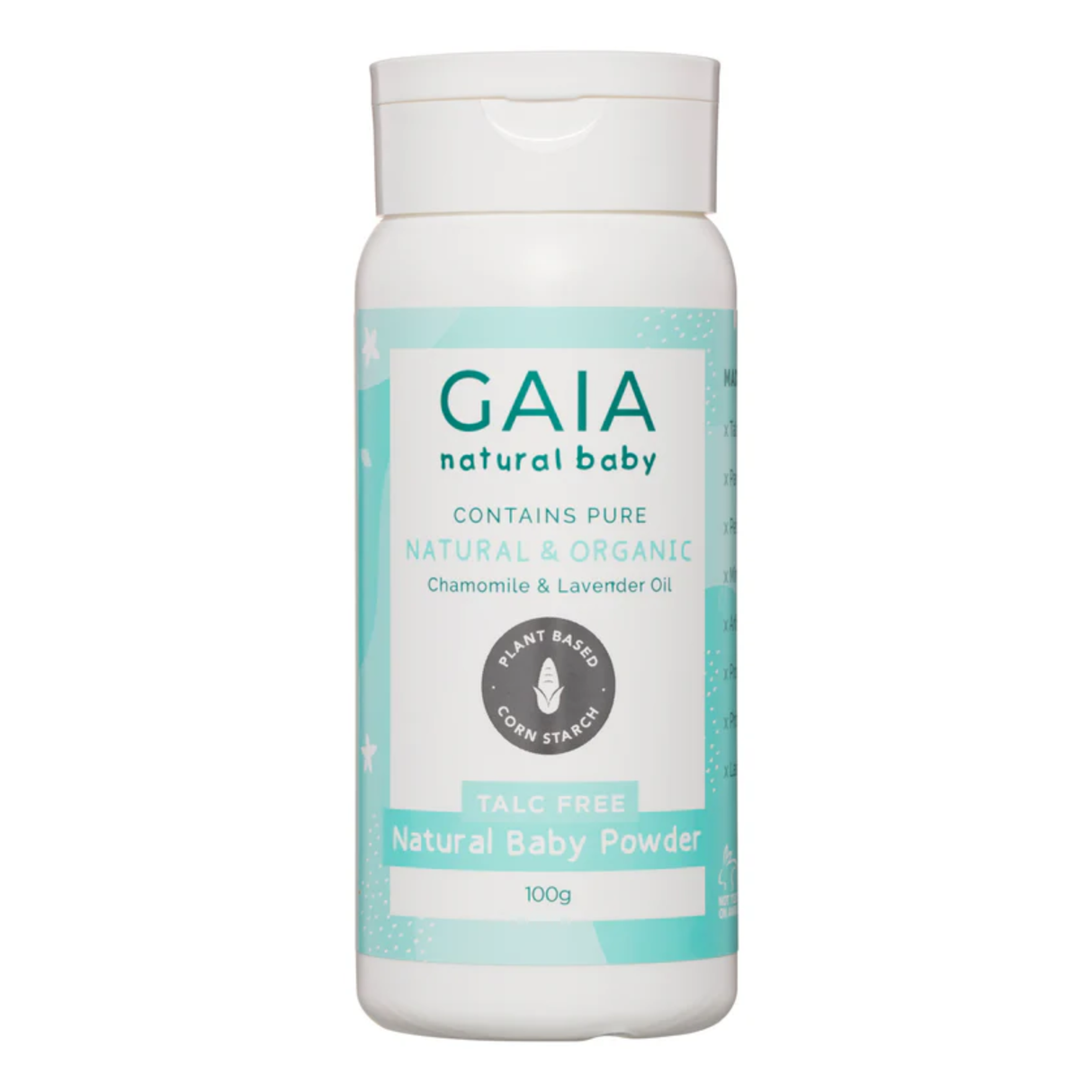 Gaia Natural Baby 天然婴儿爽身粉 100 克