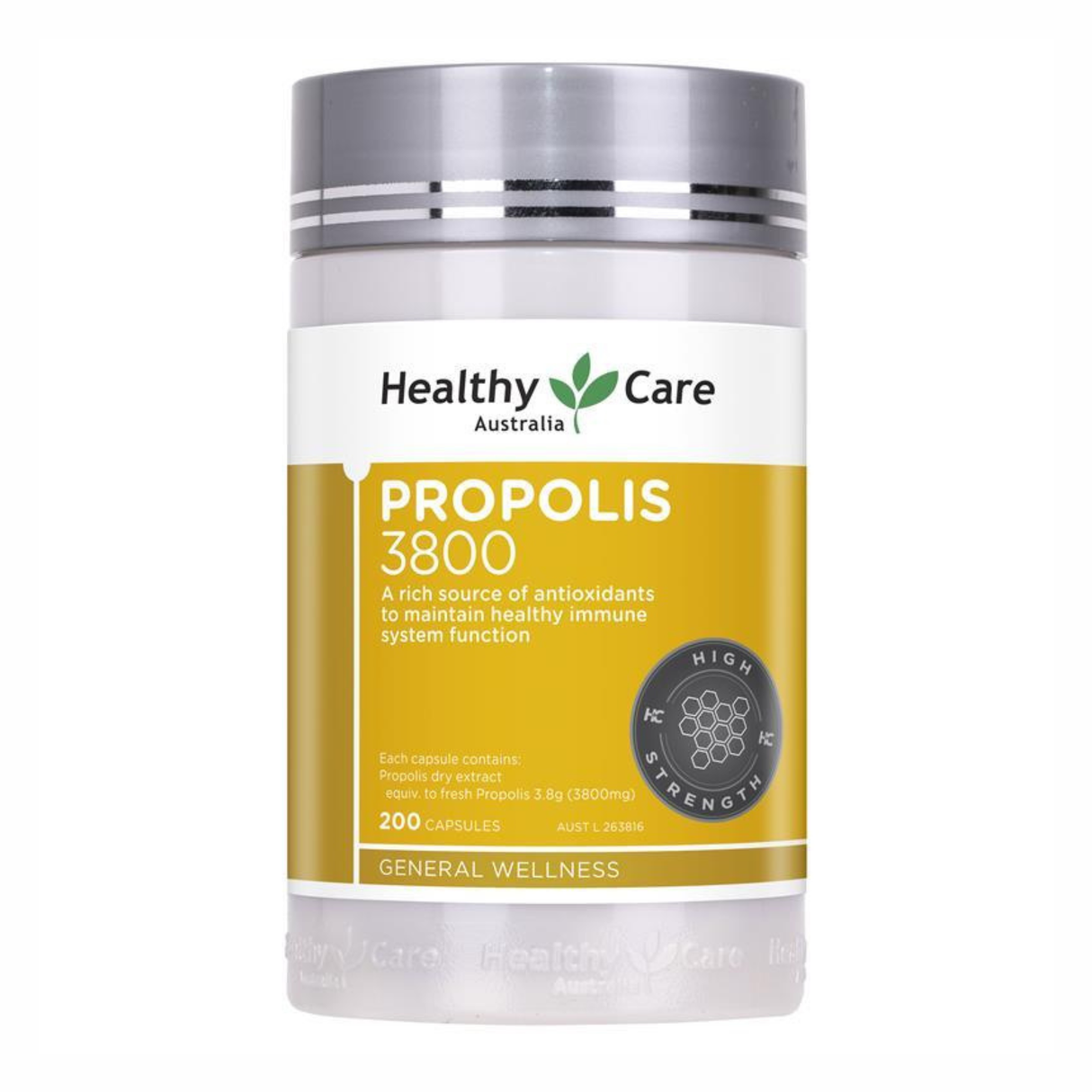Healthy Care Propolis 3800mg 200 Capsules