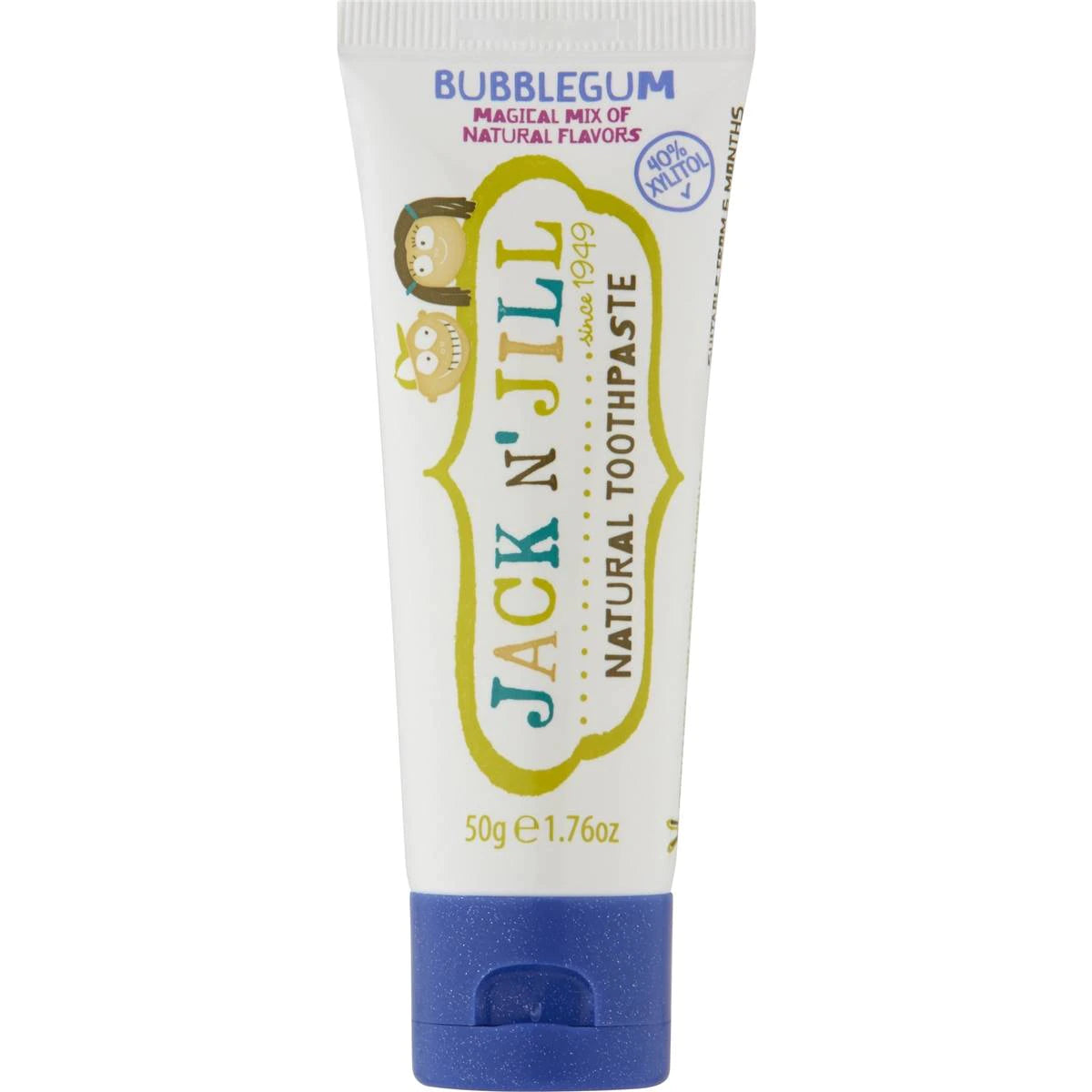 Jack N 'Jill Natural Toothpaste Bubblegum 50g