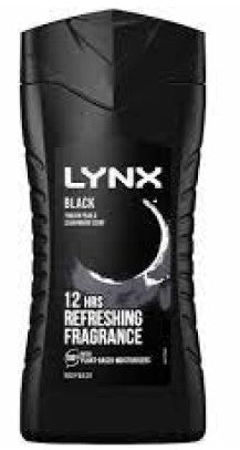 Lynx Black 8hr làm mới hương thơm Body Wash 400ml