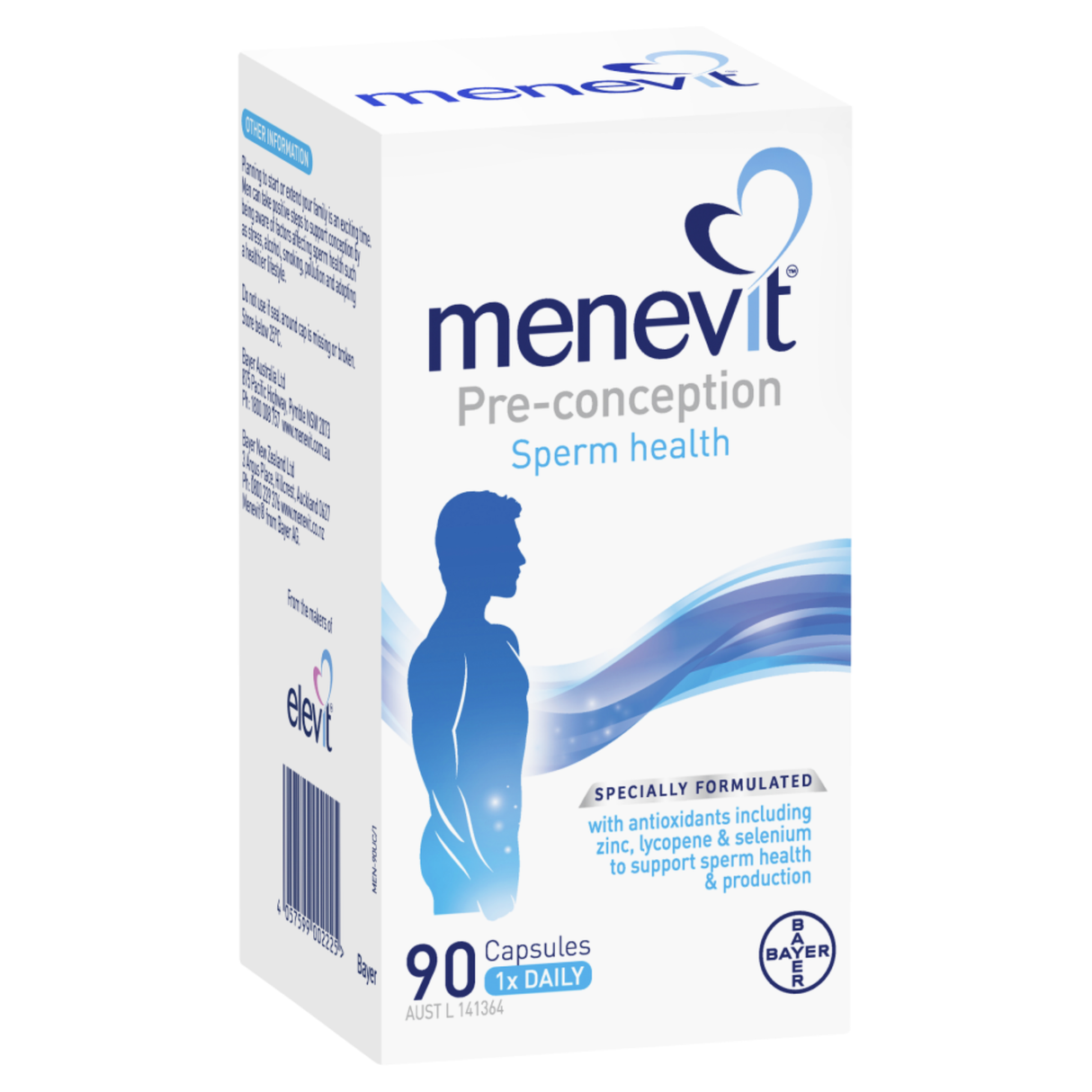 MENEVIT概念前精子健康90膠囊