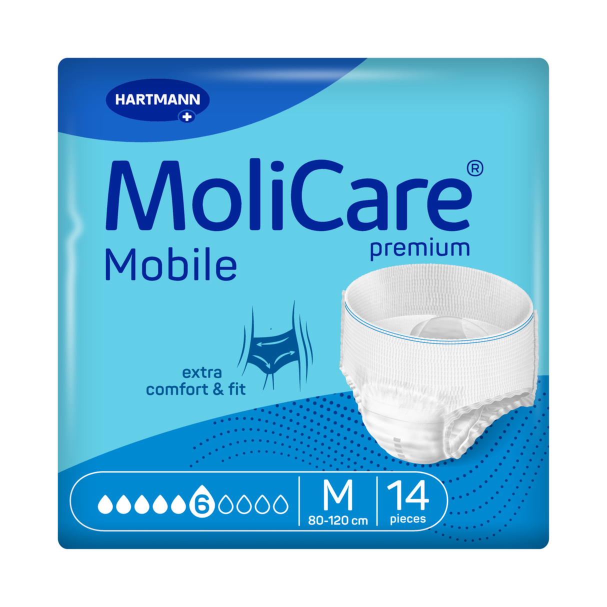 MoliCare Premium Mobile 6 Drops Medium 14 Pack