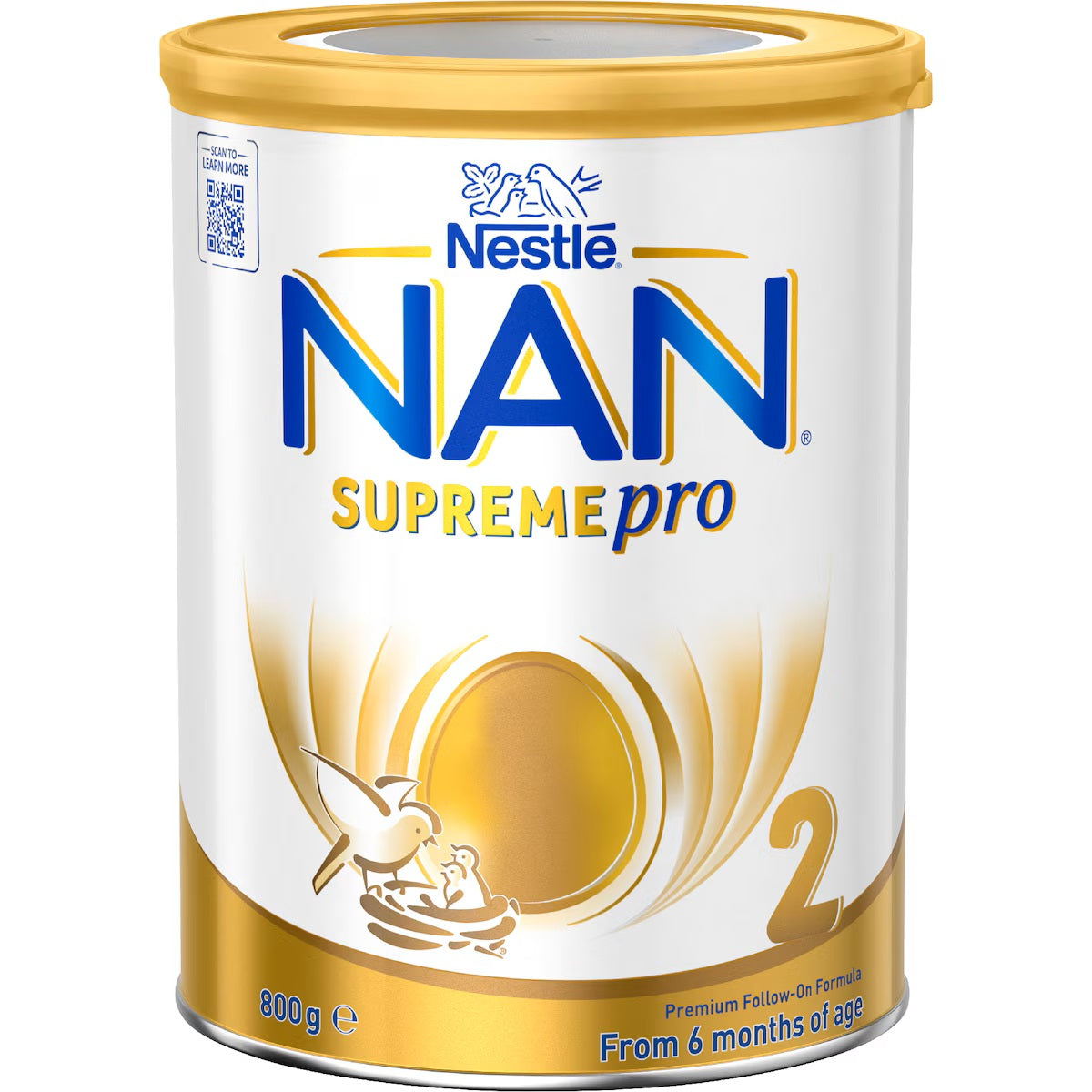 雀巢NAN至尊保2段配方奶粉800克