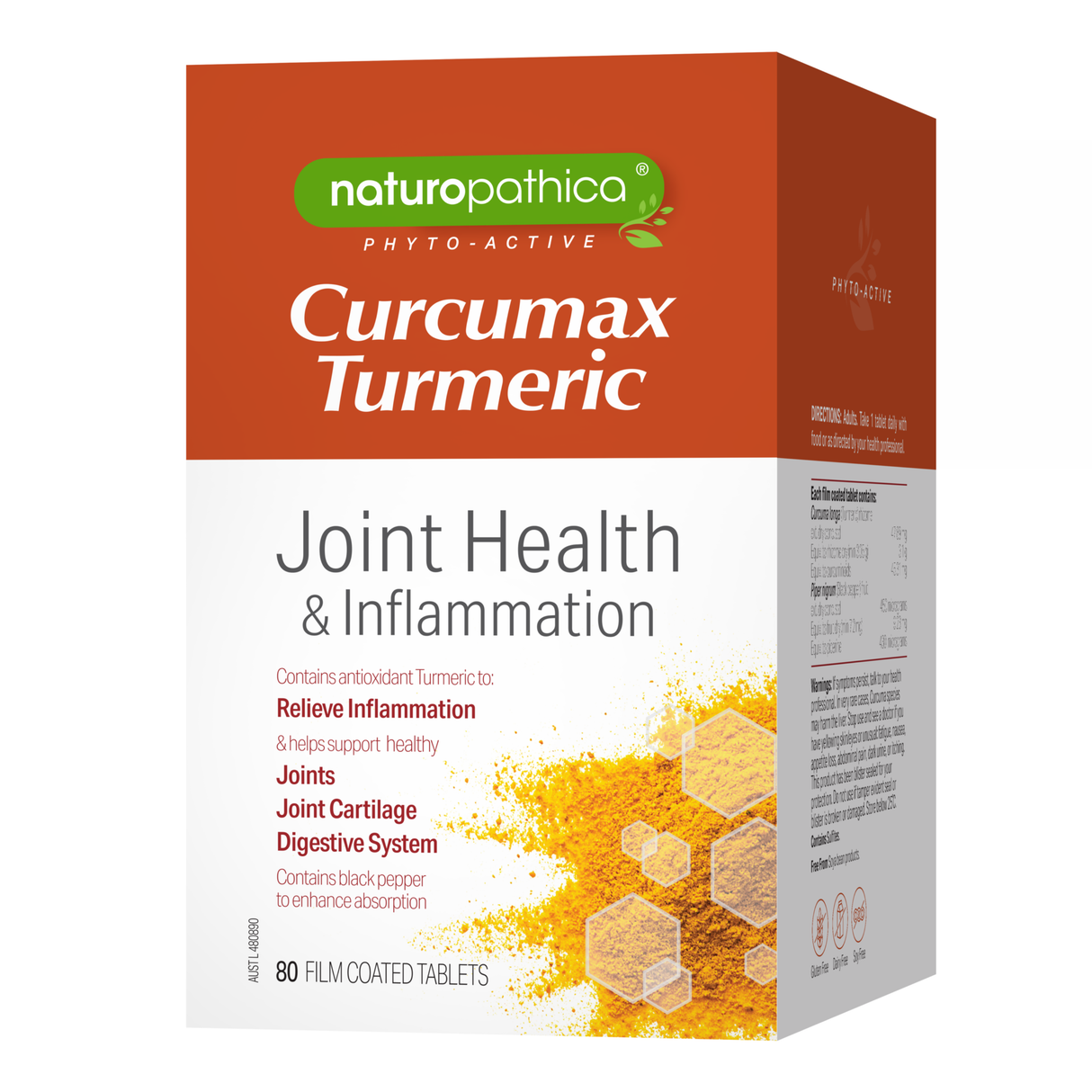 Naturopathica CurcuMax Turmeric Daily 3100mg 80 Tablets
