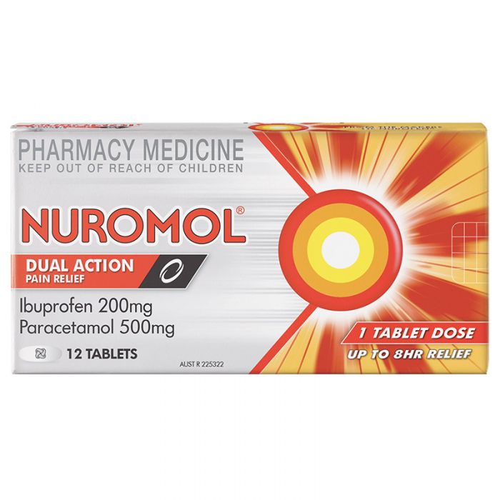 Nuromol Double Action Pain Relief 12錠