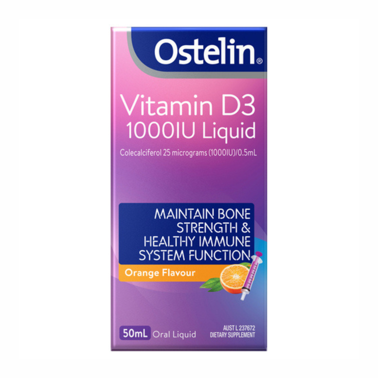 ostelin維生素D3 1000IU液體50ml（EXP：01/03/2026）