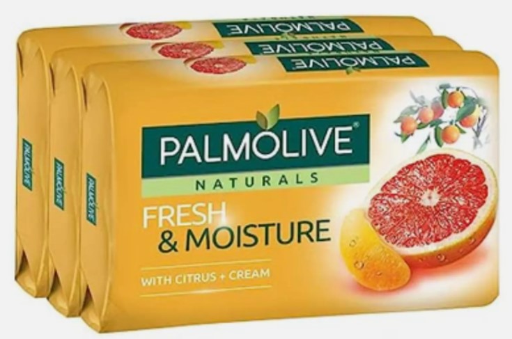Palmolive Citrus & Cream Soap Bar 3x 80G Pack