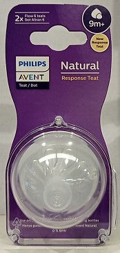 Philips Avent Avent Afleement Teat 9m+ Dòng chảy 2 Gói