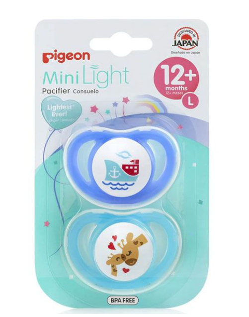 Pigeon Mini Light Pacifier 12+月2パック大きい