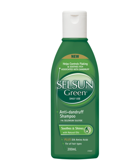 Dầu gội chống rùng mình xanh Selsun làm dịu và tỏa sáng 200ml