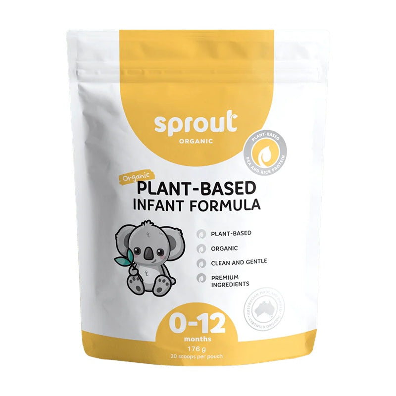 สูตรทารกที่ใช้พืชอินทรีย์ที่มีต้นกำเนิด 0-12 เดือน 700 กรัม (กระเป๋า)