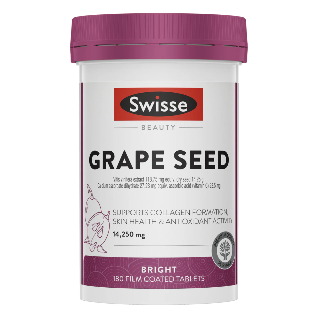 Swisse Beauty Grape Seed (Bright) 180 Tablets