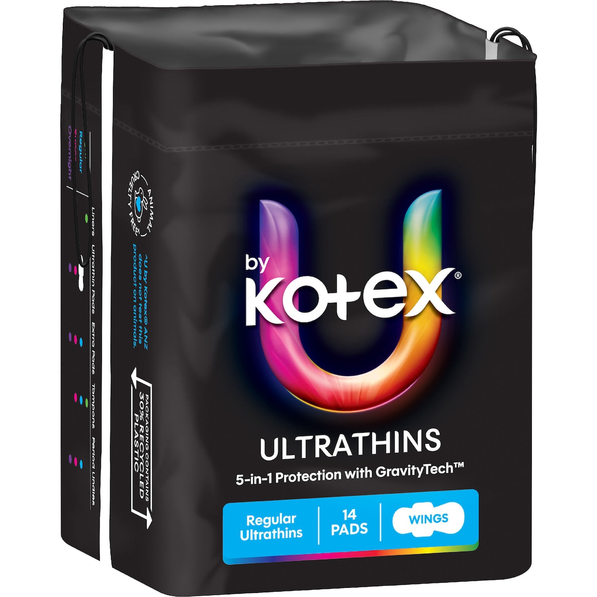 U by Kotex Ultrathins Regular with Wings 14 Pads